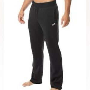 Tyr‎ Pants Mens Small Black Alliance Podium Swimmer Warmth Comfort Athletic